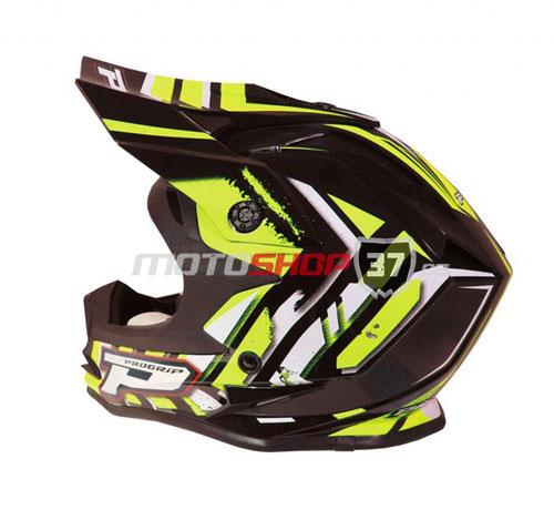 Přilba Progrip dětská 3009 FLUO žlutá