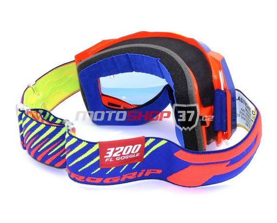 Brýle PROGRIP 3200FL zrcadlové (2017) - zeleno/modro/bílá