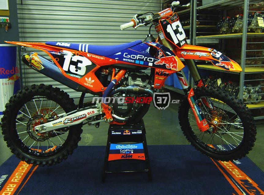 Potah sedla Cross-X TLD KTM EXC 17-19 - modrý