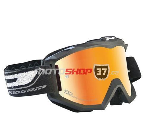 Brýle PROGRIP 3204 zrcadlové oranžové