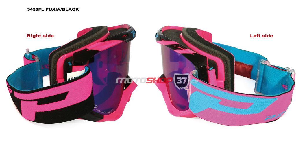Brýle PROGRIP 3450 Multilayered FL - růžové
