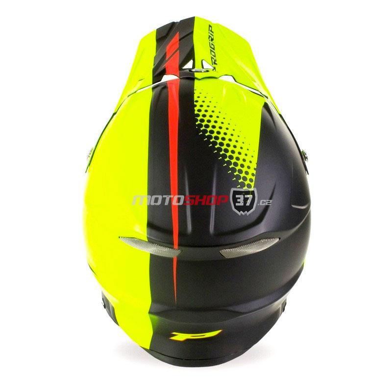 Přilba PROGRIP 3090 Triple Composite - černá/fluo žlutá