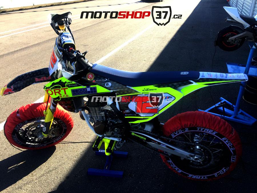 Polepy plastů na motocykl - zakázková výroba (FLUO barvy)
