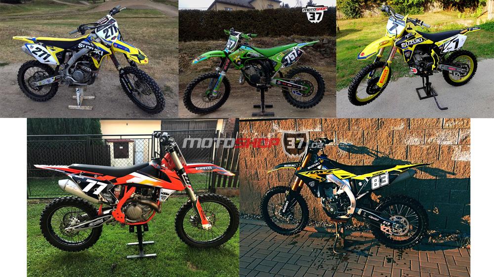 Polepy plastů na motocykl - zakázková výroba