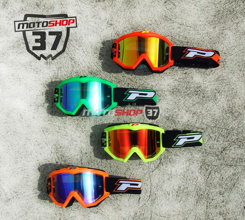 Brýle PROGRIP 3204 FLUO zelené 2017 - zrcadlové