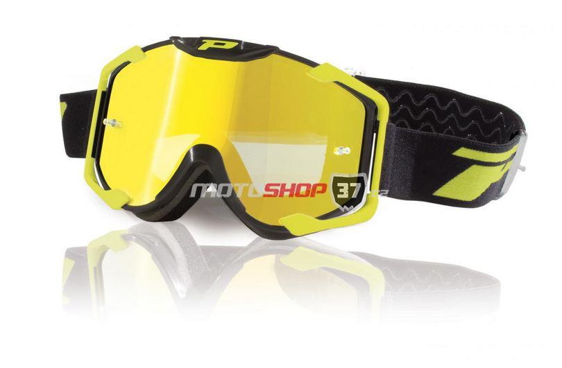 Brýle PROGRIP 3404 zrcadlové (2017) - fluo žluté