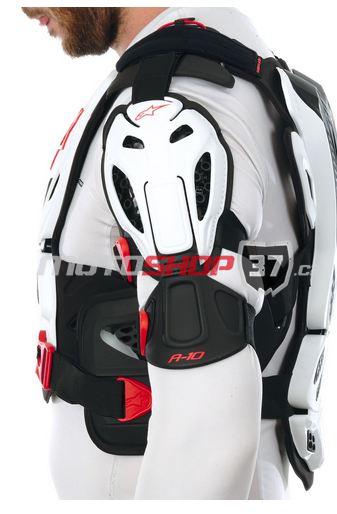 Chránič těla Alpinestars A-10 - bílý