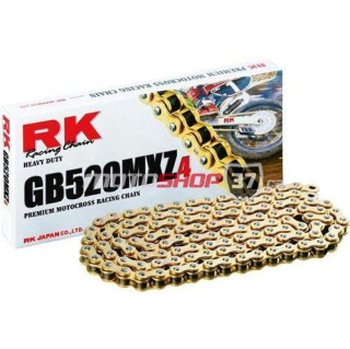 Řetěz RK 520 MXZ5 (120čl) - zlatý