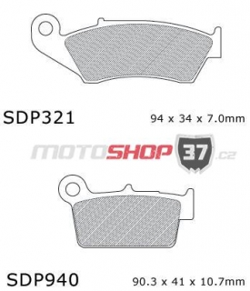 Brzdové destičky OFF-ROAD PRO Yamaha YZF 450 03-07