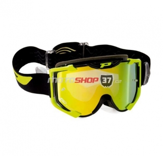 Brýle PROGRIP 3404 zrcadlové (2017) - fluo žluté